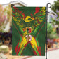 Custom Mali National Football Garden Flag Grunge Les Aigles Sporty Style - African Pride