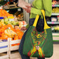 Custom Mali National Football Grocery Bag Grunge Les Aigles Sporty Style - African Pride