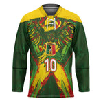 Custom Mali National Football Hockey Jersey Grunge Les Aigles Sporty Style - African Pride