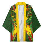 Custom Mali National Football Kimono Grunge Les Aigles Sporty Style - African Pride