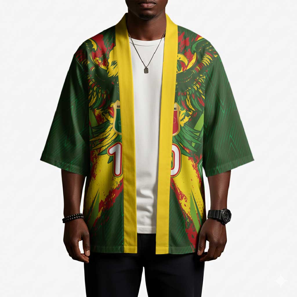 Custom Mali National Football Kimono Grunge Les Aigles Sporty Style - African Pride