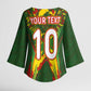 Custom Mali National Football Kimono Sleeve Blouse Grunge Les Aigles Sporty Style - African Pride