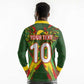 Custom Mali National Football Long Sleeve Polo Shirt Grunge Les Aigles Sporty Style - African Pride