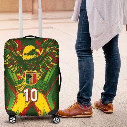 Custom Mali National Football Luggage Cover Grunge Les Aigles Sporty Style - African Pride