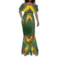 Custom Mali National Football Mermaid Dress Grunge Les Aigles Sporty Style - African Pride