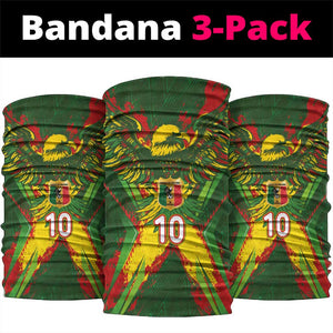 Custom Mali National Football Neck Gaiter Grunge Les Aigles Sporty Style - African Pride