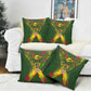 Custom Mali National Football Pillow Cover Grunge Les Aigles Sporty Style - African Pride