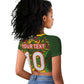 Custom Mali National Football Raglan Cropped T shirt Grunge Les Aigles Sporty Style - African Pride
