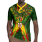 Custom Mali National Football Rugby Jersey Grunge Les Aigles Sporty Style - African Pride
