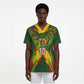 Custom Mali National Football Scrub Top Grunge Les Aigles Sporty Style - African Pride