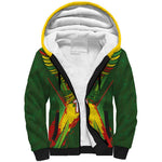 Custom Mali National Football Sherpa Hoodie Grunge Les Aigles Sporty Style - African Pride