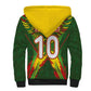 Custom Mali National Football Sherpa Hoodie Grunge Les Aigles Sporty Style - African Pride