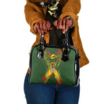 Custom Mali National Football Shoulder Handbag Grunge Les Aigles Sporty Style - African Pride