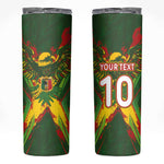 Custom Mali National Football Skinny Tumbler Grunge Les Aigles Sporty Style - African Pride