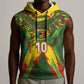 Custom Mali National Football Sleeveless Hoodie Grunge Les Aigles Sporty Style - African Pride