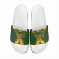 Custom Mali National Football Slide Sandals Grunge Les Aigles Sporty Style - African Pride