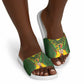 Custom Mali National Football Slide Sandals Grunge Les Aigles Sporty Style - African Pride