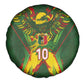 Custom Mali National Football Spare Tire Cover Grunge Les Aigles Sporty Style - African Pride