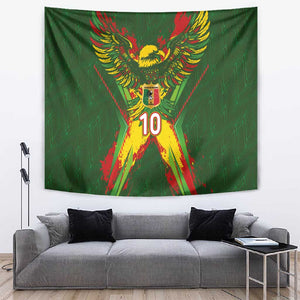 Custom Mali National Football Tapestry Grunge Les Aigles Sporty Style - African Pride