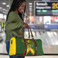 Custom Mali National Football Travel Bag Grunge Les Aigles Sporty Style - African Pride