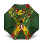 Custom Mali National Football Umbrella Grunge Les Aigles Sporty Style - African Pride