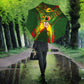 Custom Mali National Football Umbrella Grunge Les Aigles Sporty Style - African Pride