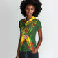 Custom Mali National Football Women Polo Shirt Grunge Les Aigles Sporty Style - African Pride