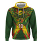 Custom Mali National Football Zip Hoodie Grunge Les Aigles Sporty Style - African Pride