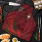 Morocco National Football Apron The Atlas Lions Grunge with National Flag - African Pride
