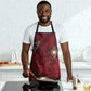 Morocco National Football Apron The Atlas Lions Grunge with National Flag - African Pride