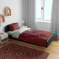 Morocco National Football Bedding Set The Atlas Lions Grunge with National Flag - African Pride