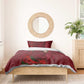 Morocco National Football Bedding Set The Atlas Lions Grunge with National Flag - African Pride