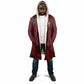 Custom Morocco National Football Cloak The Atlas Lions Grunge with National Flag - African Pride