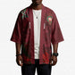 Custom Morocco National Football Kimono The Atlas Lions Grunge with National Flag - African Pride