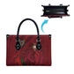 Morocco National Football Leather Bag The Atlas Lions Grunge with National Flag - African Pride