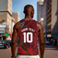 Custom Morocco National Football Men Tank Top The Atlas Lions Grunge with National Flag - African Pride