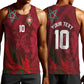 Custom Morocco National Football Men Tank Top The Atlas Lions Grunge with National Flag - African Pride