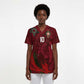 Custom Morocco National Football Scrub Top The Atlas Lions Grunge with National Flag - African Pride