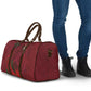 Morocco National Football Travel Bag The Atlas Lions Grunge with National Flag - African Pride
