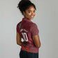 Custom Morocco National Football Women Polo Shirt The Atlas Lions Grunge with National Flag - African Pride