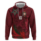 Custom Morocco National Football Zip Hoodie The Atlas Lions Grunge with National Flag - African Pride