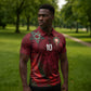 Custom Morocco National Football Zipper Polo Shirt The Atlas Lions Grunge with National Flag - African Pride