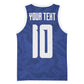 Custom Cape Verde National Football Basketball Jersey Glory Blue Sharks - African Pride