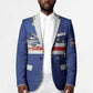 Custom Cape Verde National Football Blazer Glory Blue Sharks - African Pride