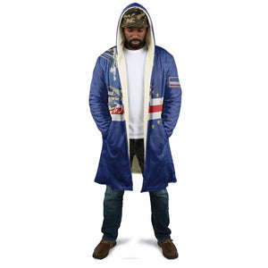 Custom Cape Verde National Football Cloak Glory Blue Sharks - African Pride