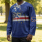 Custom Cape Verde National Football Hockey Jersey Glory Blue Sharks - African Pride