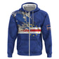 Custom Cape Verde National Football Hoodie Glory Blue Sharks - African Pride