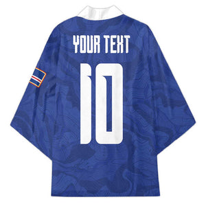 Custom Cape Verde National Football Kimono Glory Blue Sharks - African Pride