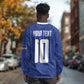 Custom Cape Verde National Football Long Sleeve Shirt Glory Blue Sharks - African Pride