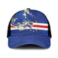 Cape Verde National Football Mesh Trucker Cap Glory Blue Sharks - African Pride